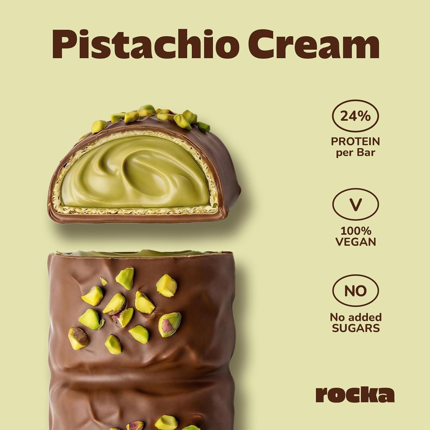 Rocka Waffel Protein Bar (30g per bar) - Veganer Waffelsnack ohne Zucker mit nur 162 kcal pro Portion - Proteinquelle - Knusprig & Cremig - Ideal für Bewusste Ernährung - Image 4